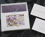 Floral Handcrafted Wedding Invitation